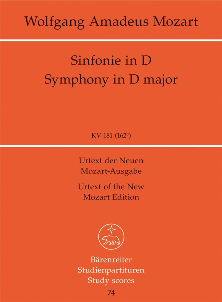 Symphonie 23 D KV181